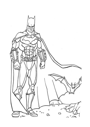 Ausmalbilder Batman 11  Batman Malvorlagen