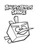 Ausmalbilder Angry Birds Space 1