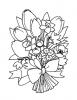 Ausmalbild Blumenstrauß 46