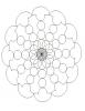 Ausmalbilder Mandala mit Kreisen