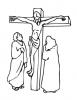 Ausmalbild Jesus am Kreuz 3
