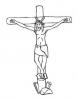 Ausmalbild Jesus am Kreuz 4