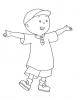 Ausmalbild Caillou 21